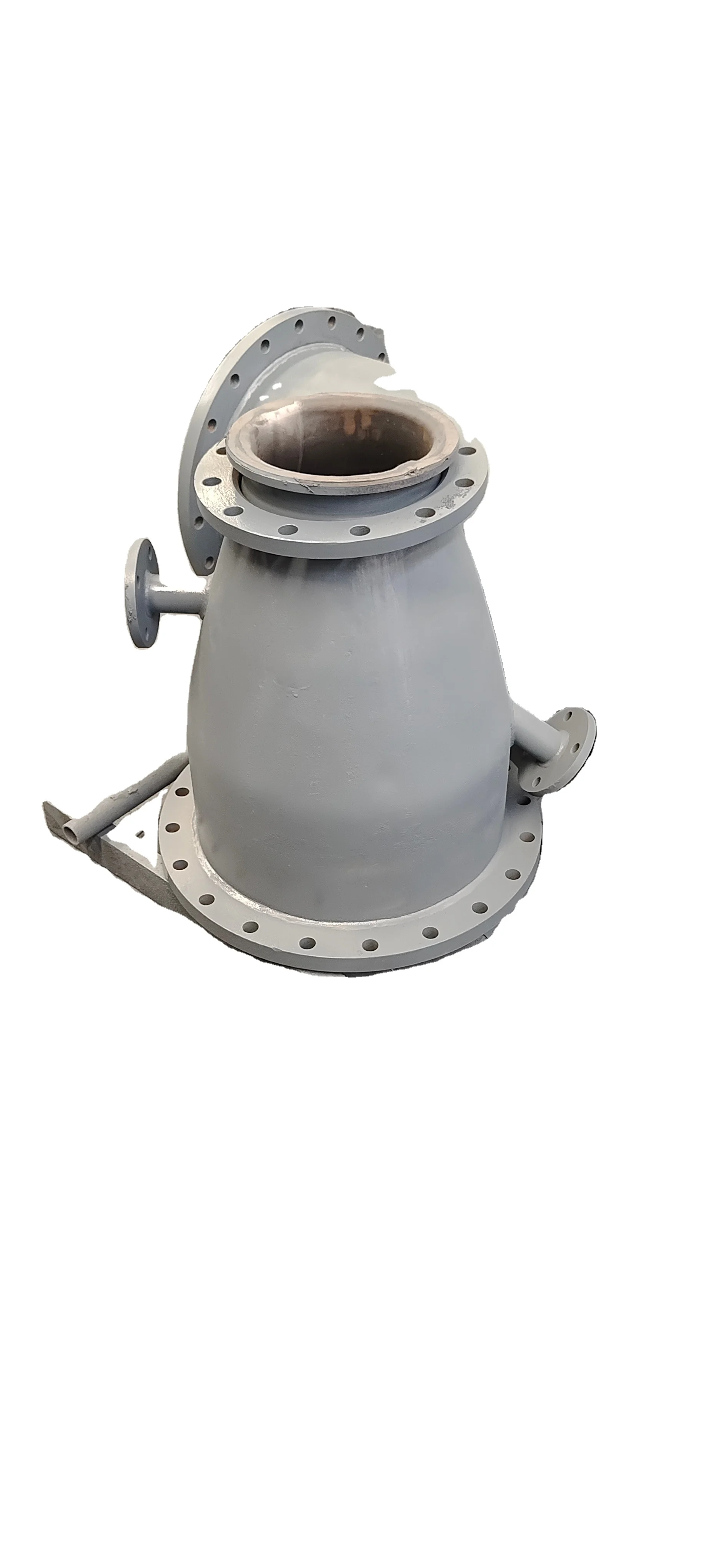 Anticorrosion PTFE Lined Iron Pipe Spool 110mm Malleable Iron Casting Forging PN16 Water Pressure 12mm Size Pipe Fittings