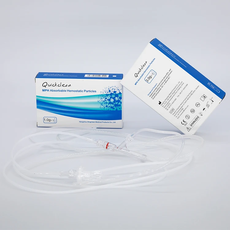 new product Quickclean absorbable hemostat for surgeries