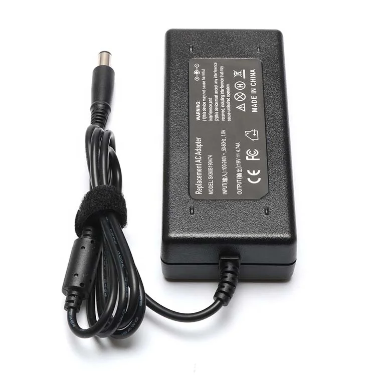 19V 4.74A 90W 7.4*5.0 Wholesale Dc Adapter Laptop Charger For Hp