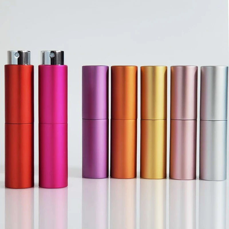 8ml 10ml 15ml 20ml Empty Cute Cylinder Colored Portable Hand Sanitizer Perfume Tester Bottle