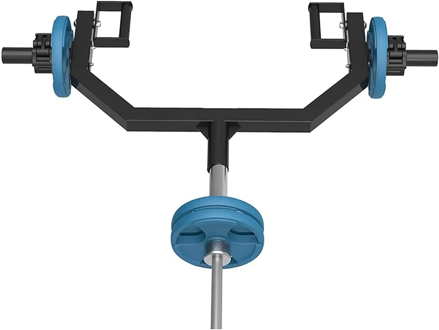 Barbell Gripping Weightlifter Frame, 360 Rotating Handle T-bar Rowing Landmine Core Trainer Handle