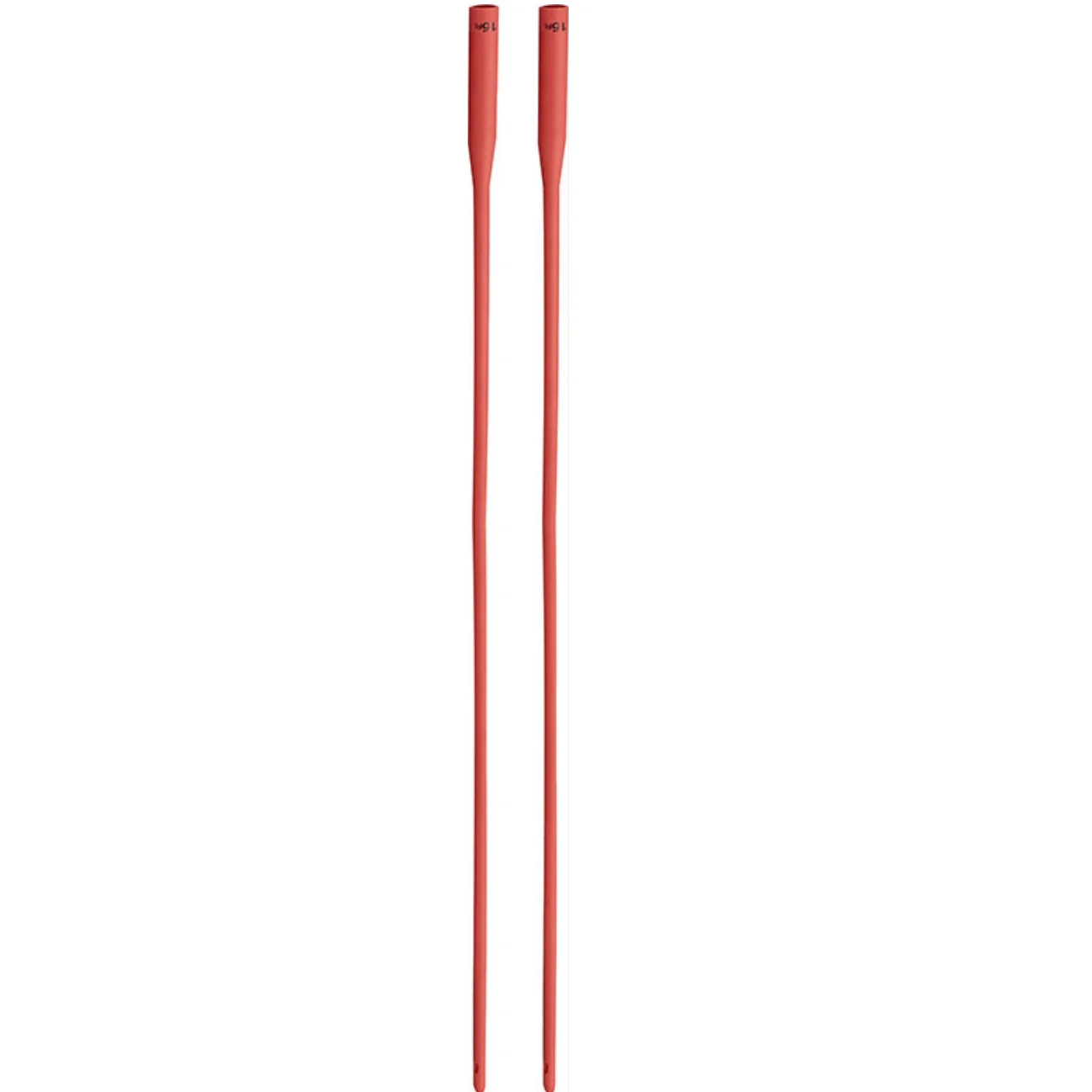 Medical Disposable Latex Silicone Intermittent Catheter Red Rubber Latex Intermittent Nelaton Catheter Urethral Catheter Tube