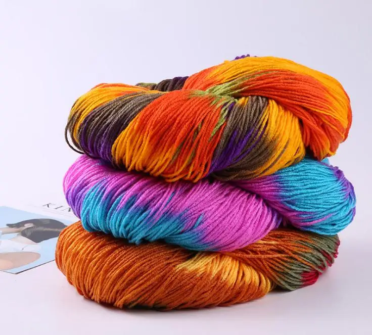 Charmkey mixed color DK acrylic yarn 8