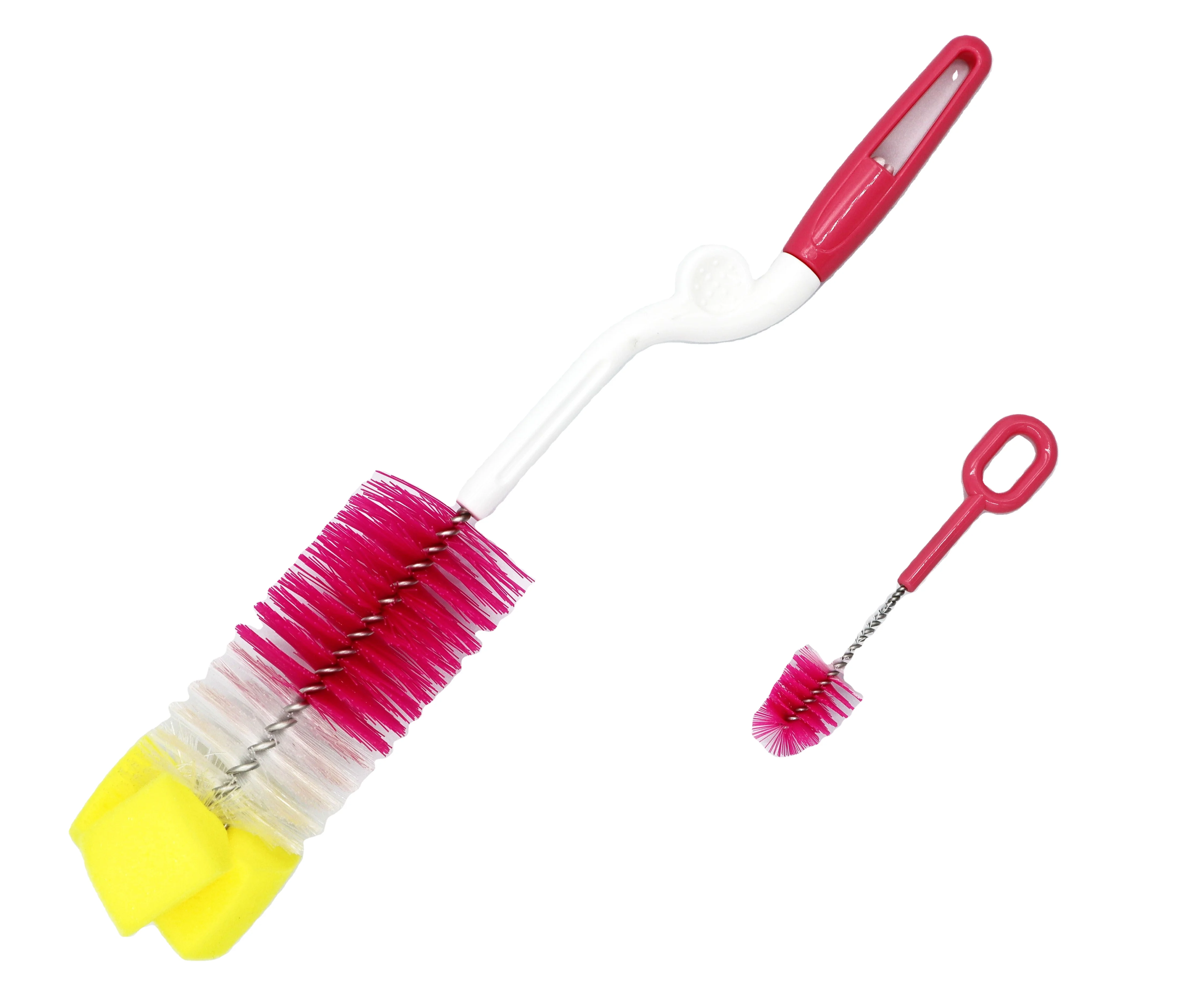 
Elojo effective cleaning high density with soft nylon bristle bottle brush 
