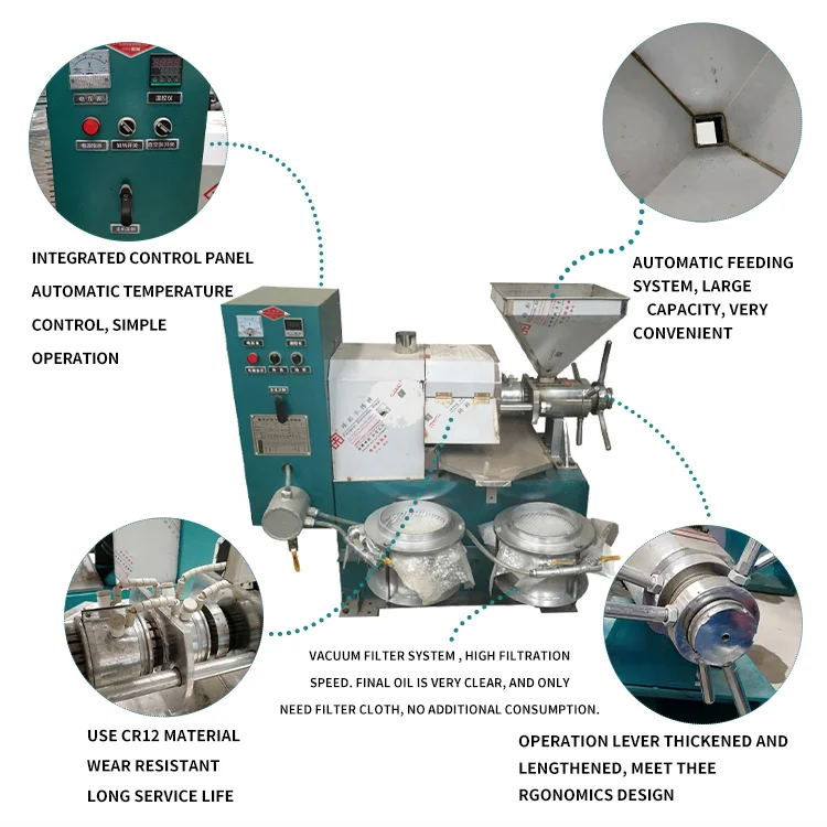 Soya and sunflower industrial seed peanut oil making full line rice bran hydraulic small extraction oil press machine