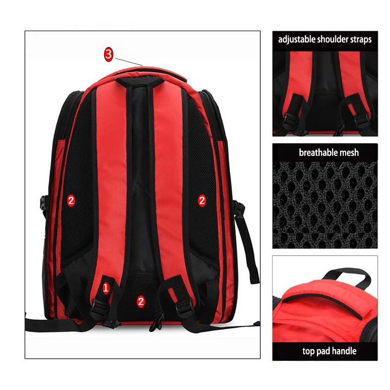 Custom Professional Skating Bag For Athletic Activities Large Capacity Hockey Training Gear Bag 88L Speed Skating Backpack