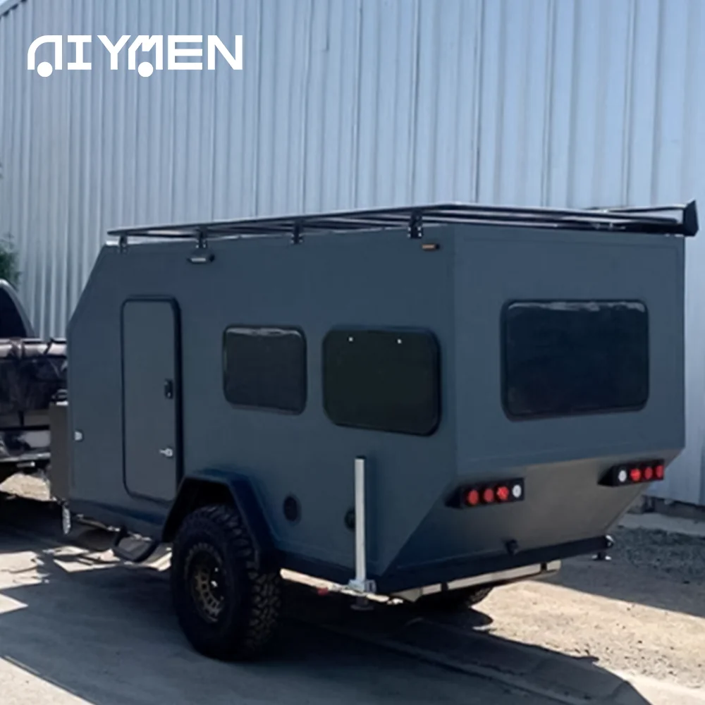 Australian Luxury Outdoor Fiberglass Mini Camper Kitchen All-Road Expedition Offroad Inflatable RV Travel Trailer Camper Caravan