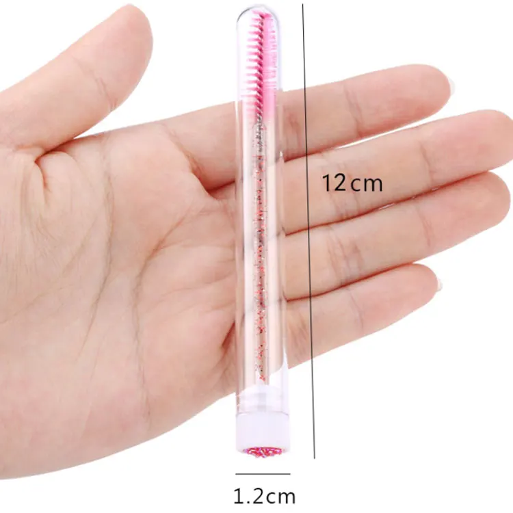 Lash 50 Pieces Bag Lash Cleansing Brush Salon Lash Cleanser Brush Wholesale Disposable Mascara Wand Eyelash Mascara Brushes