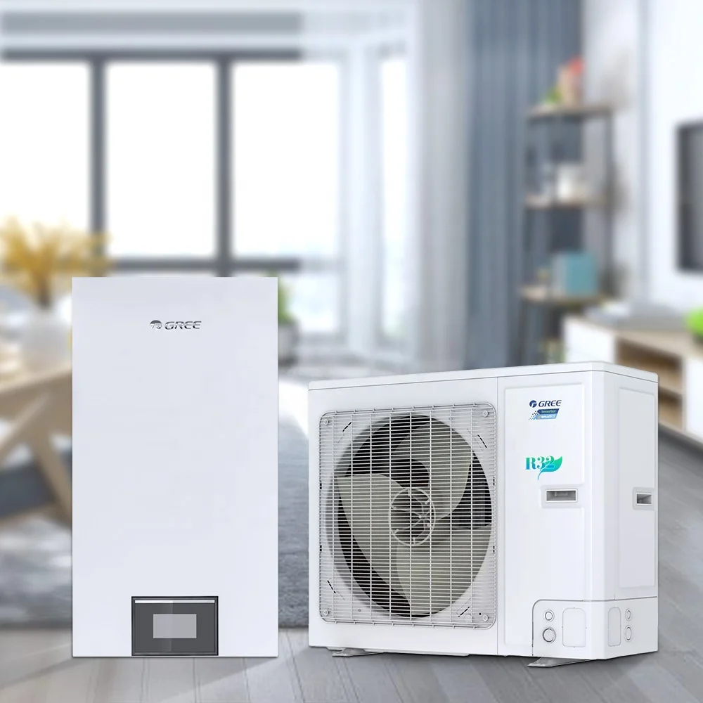 Gree R290 Сплит воздух-вода тепловой насос DC инвертор воздушный Источник нагрева охлаждения Pompa