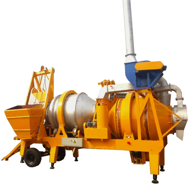 Easy Transportation Hot Mix Plant Mobile Batch Mix Asphalt Plant