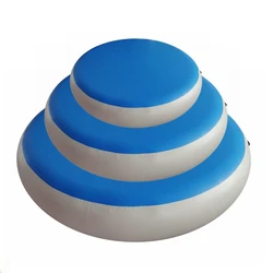 Оптовая продажа по заводской цене, маленький тренировочный надувной воздушный круг, Круглый гимнастический коврик, воздушный трек