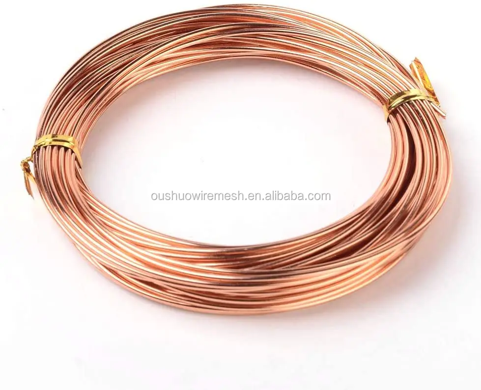 Anodized jewelry craft metal wire copper color aluminum wire