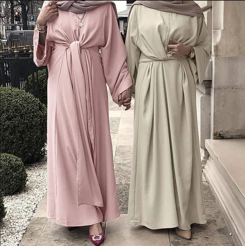 Abaya Muslim maxi dress vintage dress Muslim dubai women robe dress Muslim women clothing