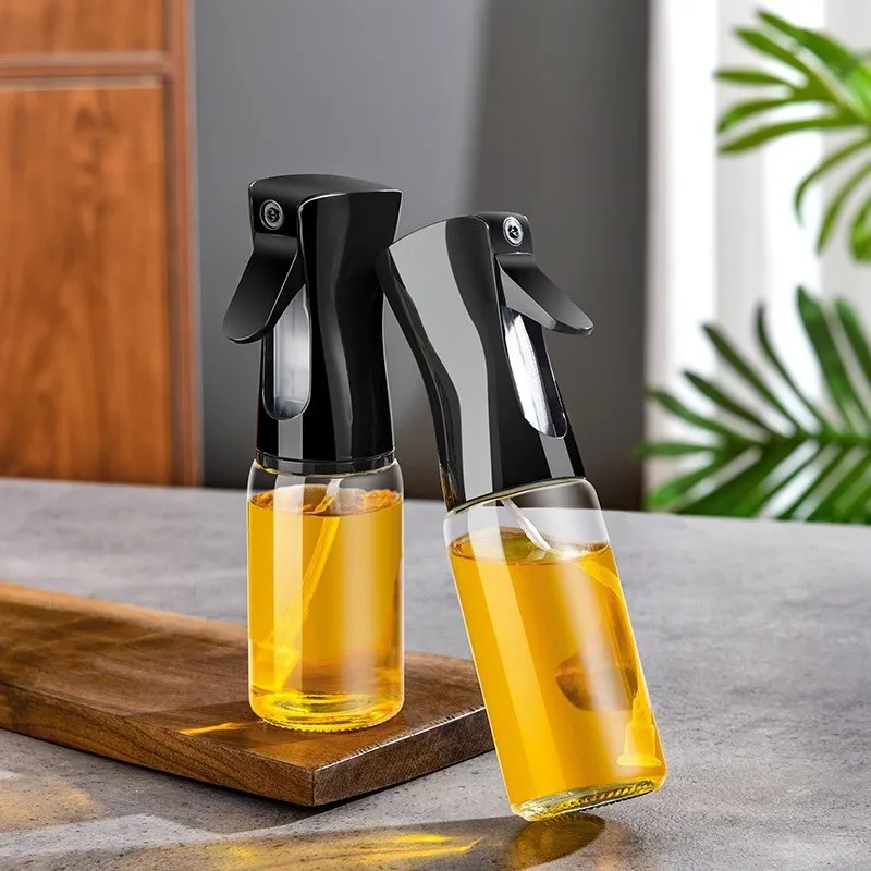 Wholesale Glass Oil Spray Bottle for Kitchen Cooking High Pressure Olive Oil Mist Sprayer Household Air Fryer Oil Pot Dispenser