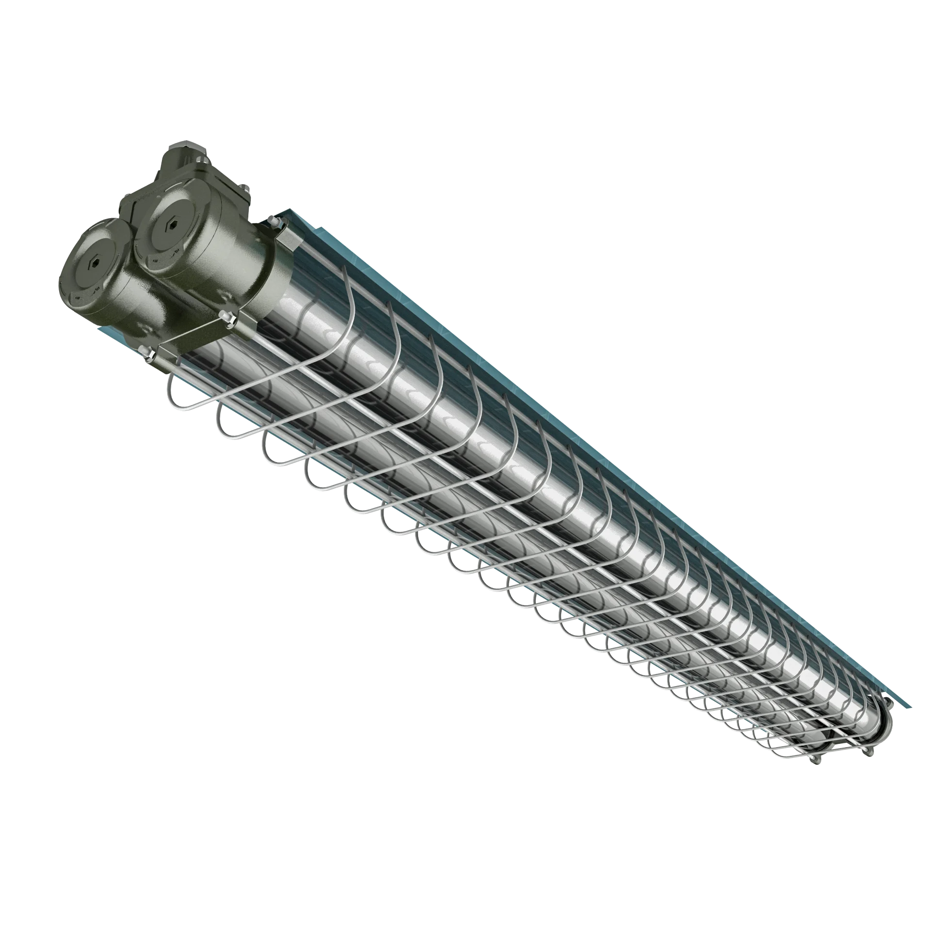 1*18W 2*18W T8 Lighting Linear Light Fixture ATEX LED Explosion Proof Tube Light Fluorescent Lamp