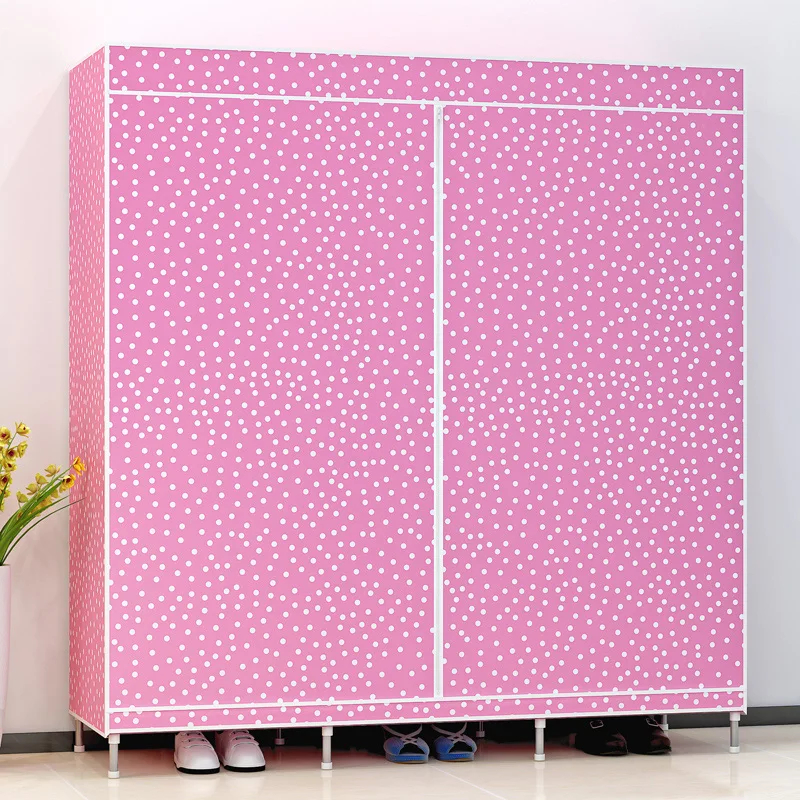 Suoernuo Cheap Clothes Cabinet Fabric Wardrobe Closet Small Size Wardrobe Wooden Almirah Designs In Bedroom Wall