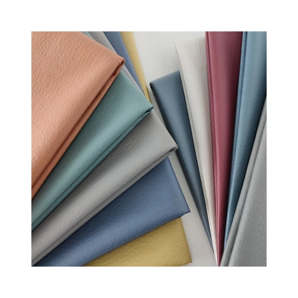 Best Quality  waterproof durable PU fabric 100% polyester faux leather fabric for sofa home textile