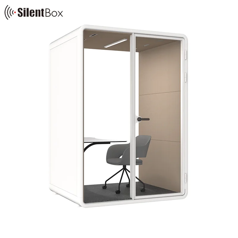 Intelligent Switch Automatically Open Ventilation Light Silent Office Pods Phone Booth chatting room 1-2 person