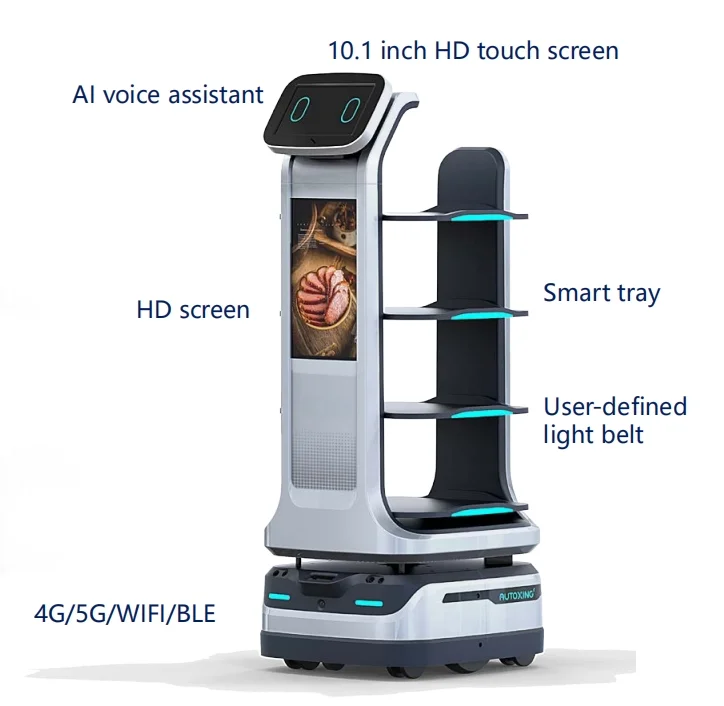 Smart Food Delivery Robot for Restaurants Used Condition