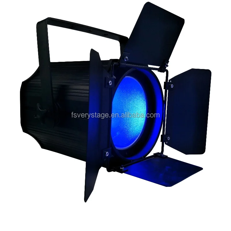 DMX512 Aluminum COB200W RGBWA 5in1 Led Cob Blinder Light for Stage Theater Church Studio
