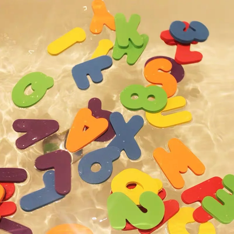  Hot Sell Letters And Numbers EVA Foam Education Bath