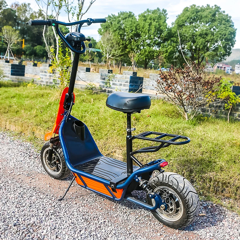 13 inch scooter electric 3000W with Seat and Carry Basket france electric scooter made in china cheap e scooter 500w 800W