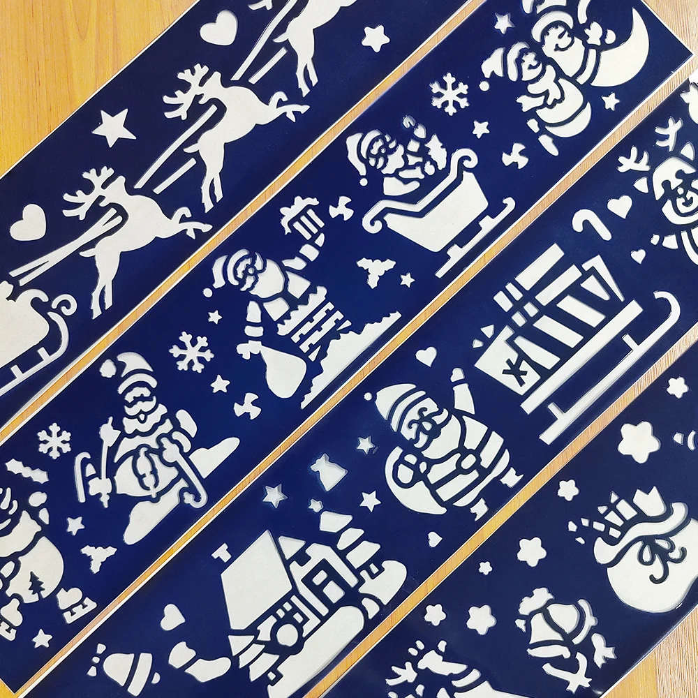 Large PVC Creative Art Stencils for Wall Painting and Drawing Design
