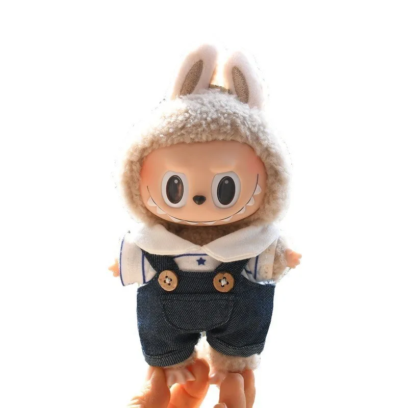 Bubble Matt LaBuBu Pendant blind box Labubuva clothing key chain Labubu doll onesie cute decoration Toy Figure clothing