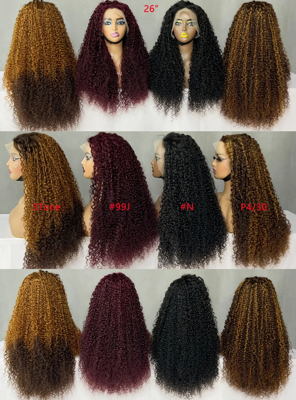 Super Quality Burgundy Human Hair Wigs Supplier In South Africa,26Inch 99J Pixie Curl 13X4 Full Frontal Lace Wig For Black Women