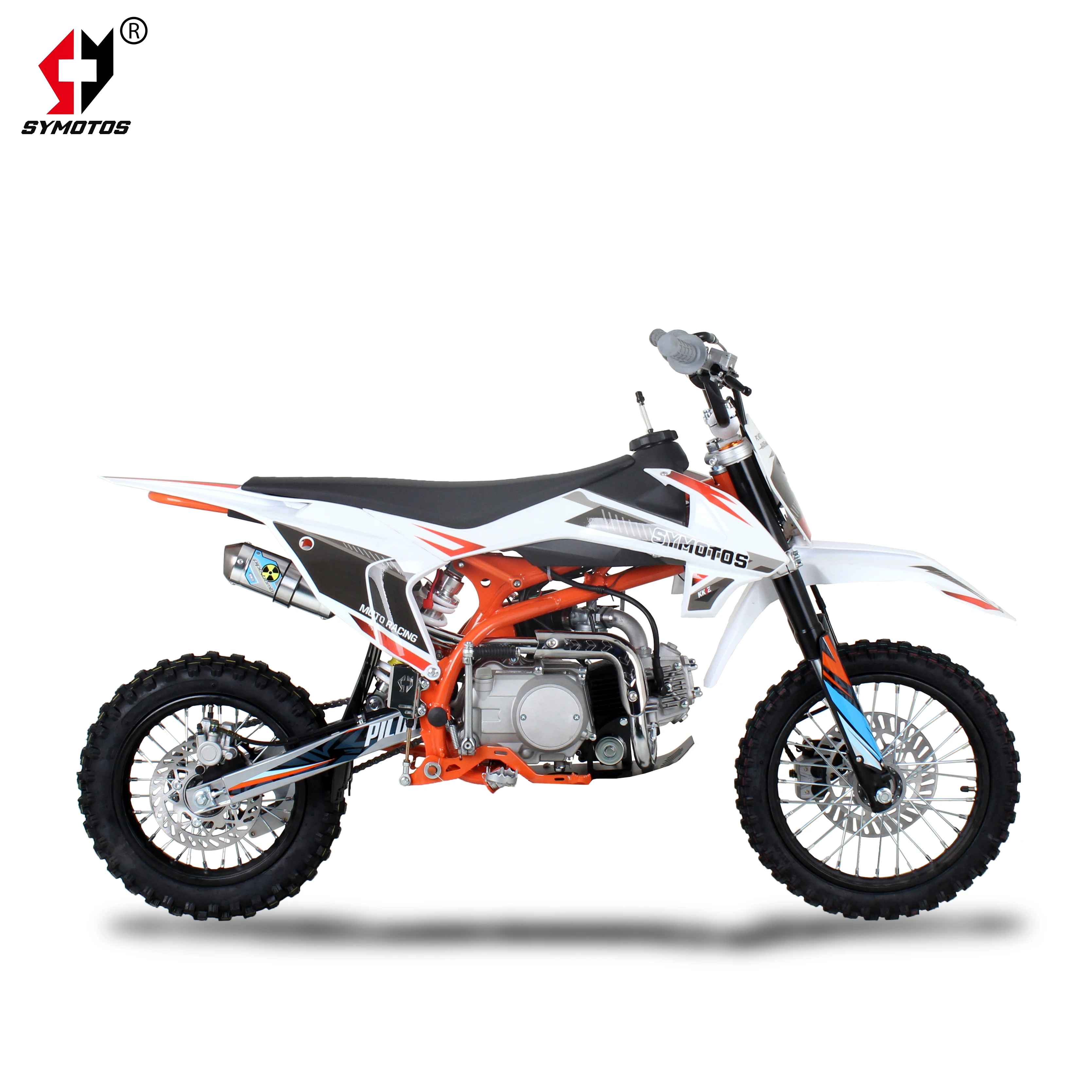 Питбайк dirt bike motcross мотоцикла 110cc инициирования Электрический старт 14/12 4-тактный двигатель symotos