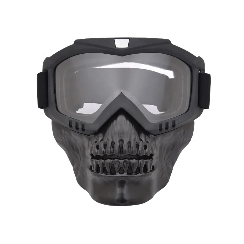 Motorcycle goggles Face mask scratch-proof square lens Windproof motorcycle motorcycle cross helmet goggles