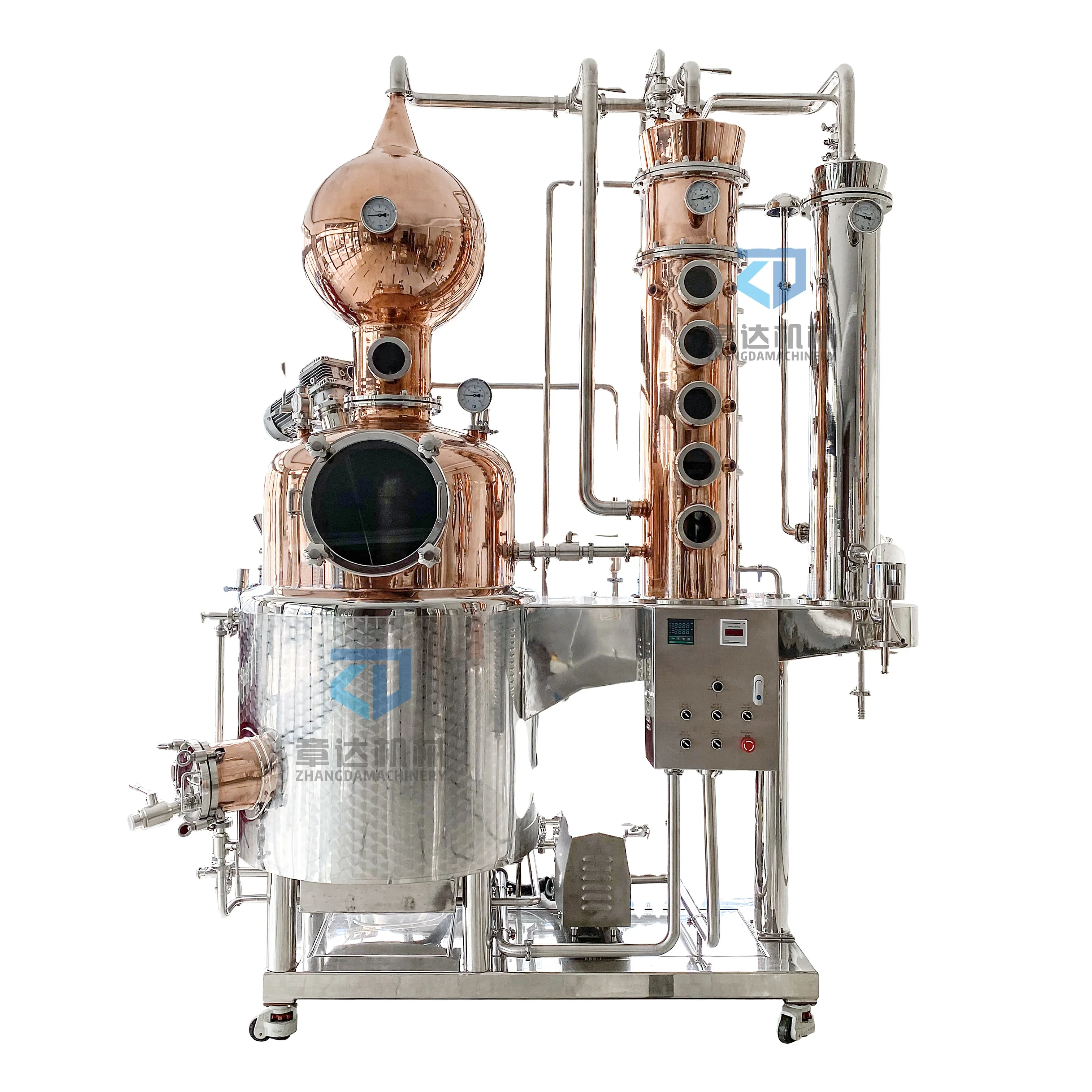 70 gallon 100 gallon  destilador de alcohol copper whisky  still  gin make machine