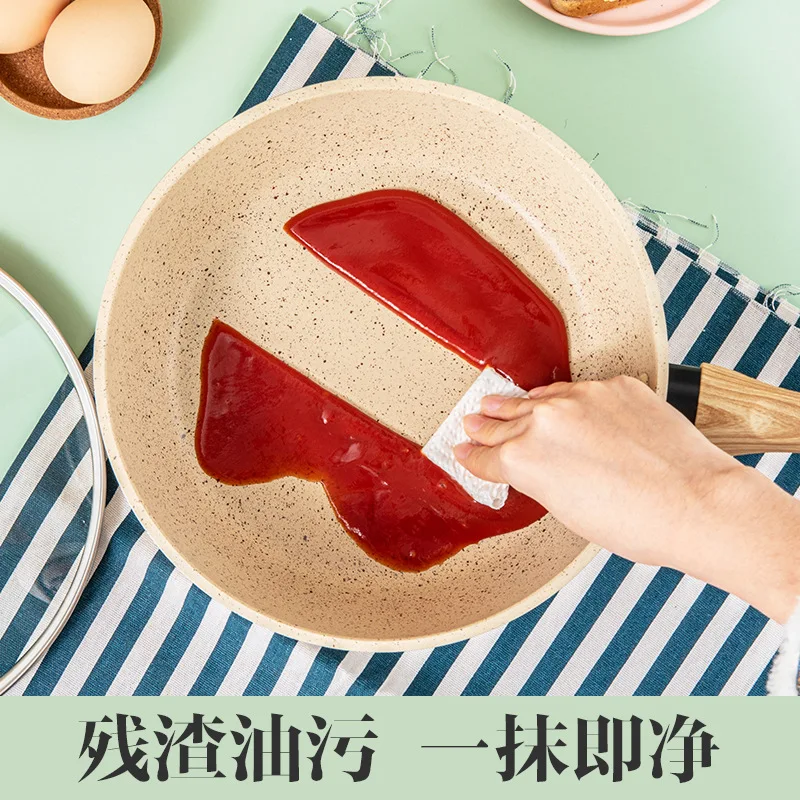 Top Selling handle kitchen soup non-stick Stone Pan