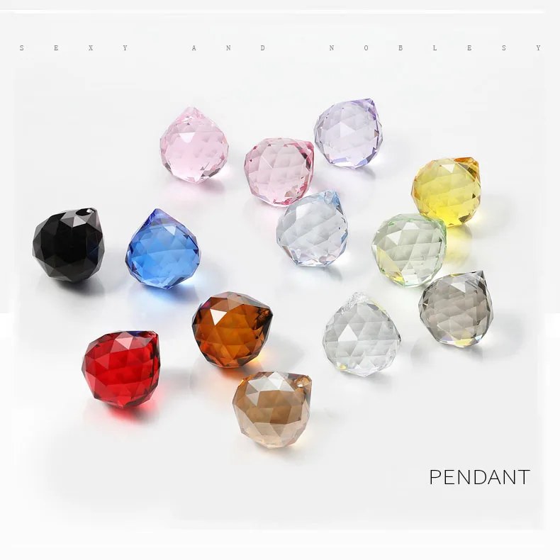 K9 Faceted Crystal Ball for Lamp Chandelier Lighting Accessories/Round Faceted Ball Accessories for Crystal Chandelier