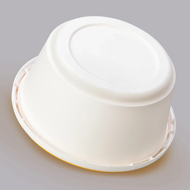 1000ml 32oz Custom LOGO available plastic bowl with inviolable closure tamper evident box container for food with lock