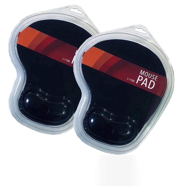 LOW MOQ Custom Clear Plastic Blister Packaging for Mouse Pad Ultrasonic Heat Sealing Blister Packaging