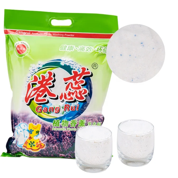 Образец бесплатно 4 кг Глубокая чистка нетоксичный стиральный силовой моющий порошок