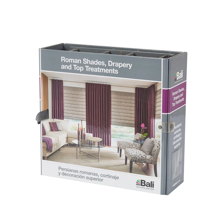 2021 OEM Customized New Design  Roller Blinds Color Book Card Fabric Swatch Card Sample Book