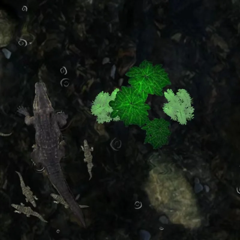 newest and hottest Crocodile Game Interactive Floor Projector System Hologram indoor virtual reality  games for Kids