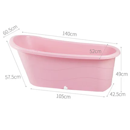 White Or Customized Color Indoor Cheap Plastic Bathtub Large Plastic Bath Tub For Adults
