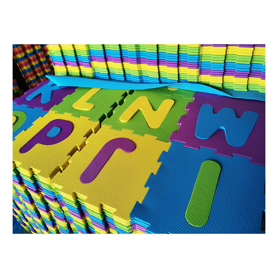 Honloy high quality kneeling pad tiles flooring playground letters non slip 60x60 foam half inch thick color EVA puzzle