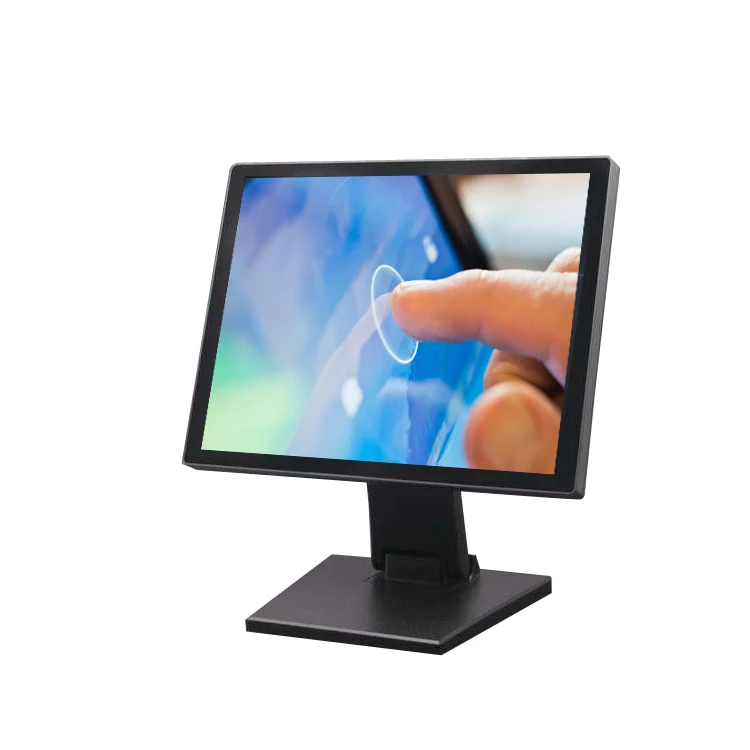 2022 NEW 15 inch 1024*768  Black Silver Display Capacitive Desktop OEM Touch Screen monitors For Business
