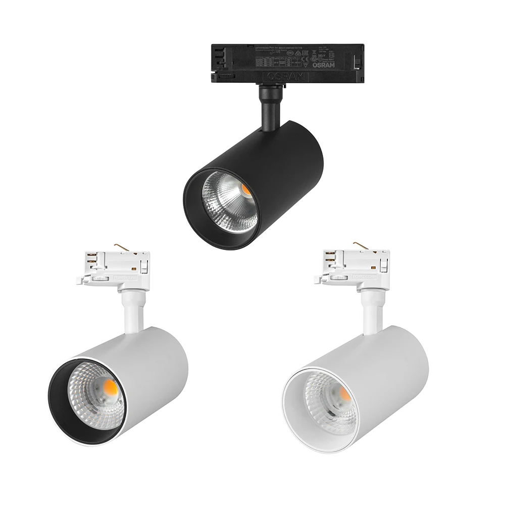 High PF 30w Cob Super Smart Dimmable LED Track SpotLight  Used for commercial lighting