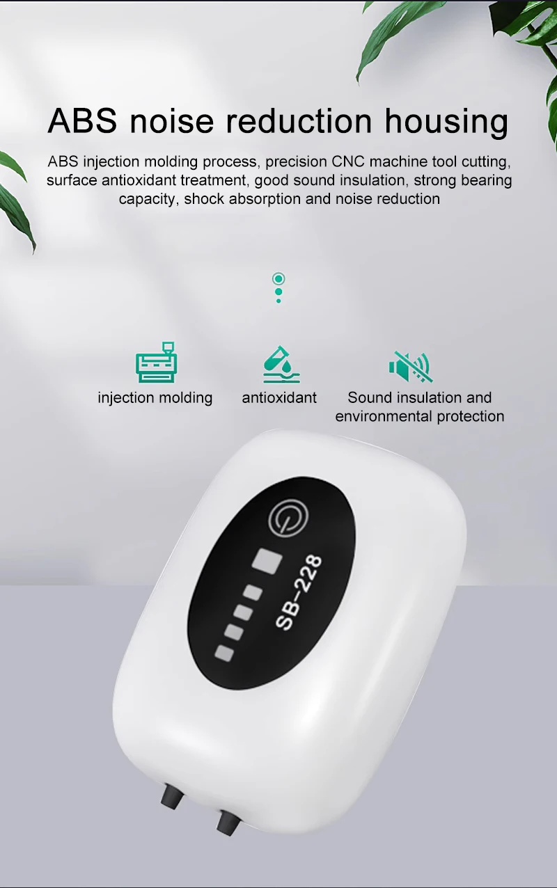 SOBO аквариум кислородный воздушный насос компрессор зарядка бесшумный USB с аккумулятором портативный для рыбалки Оксигенатор 6000 мА улицы