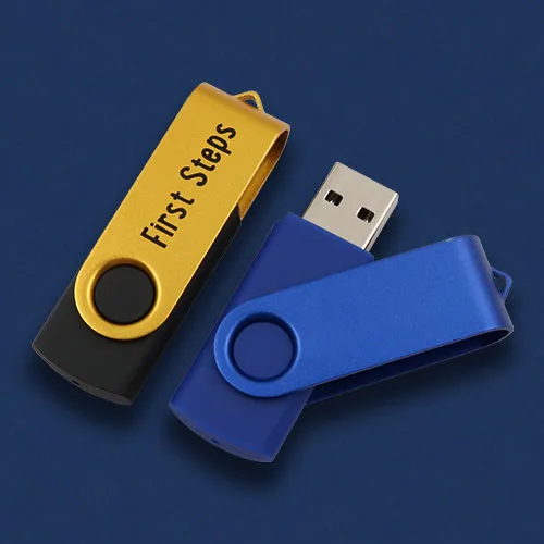  Usb sricks оптовая продажа Прямая поставка рекламный Пользовательский логотип 2 0 брелок пластиковая Поворотная флешка usb