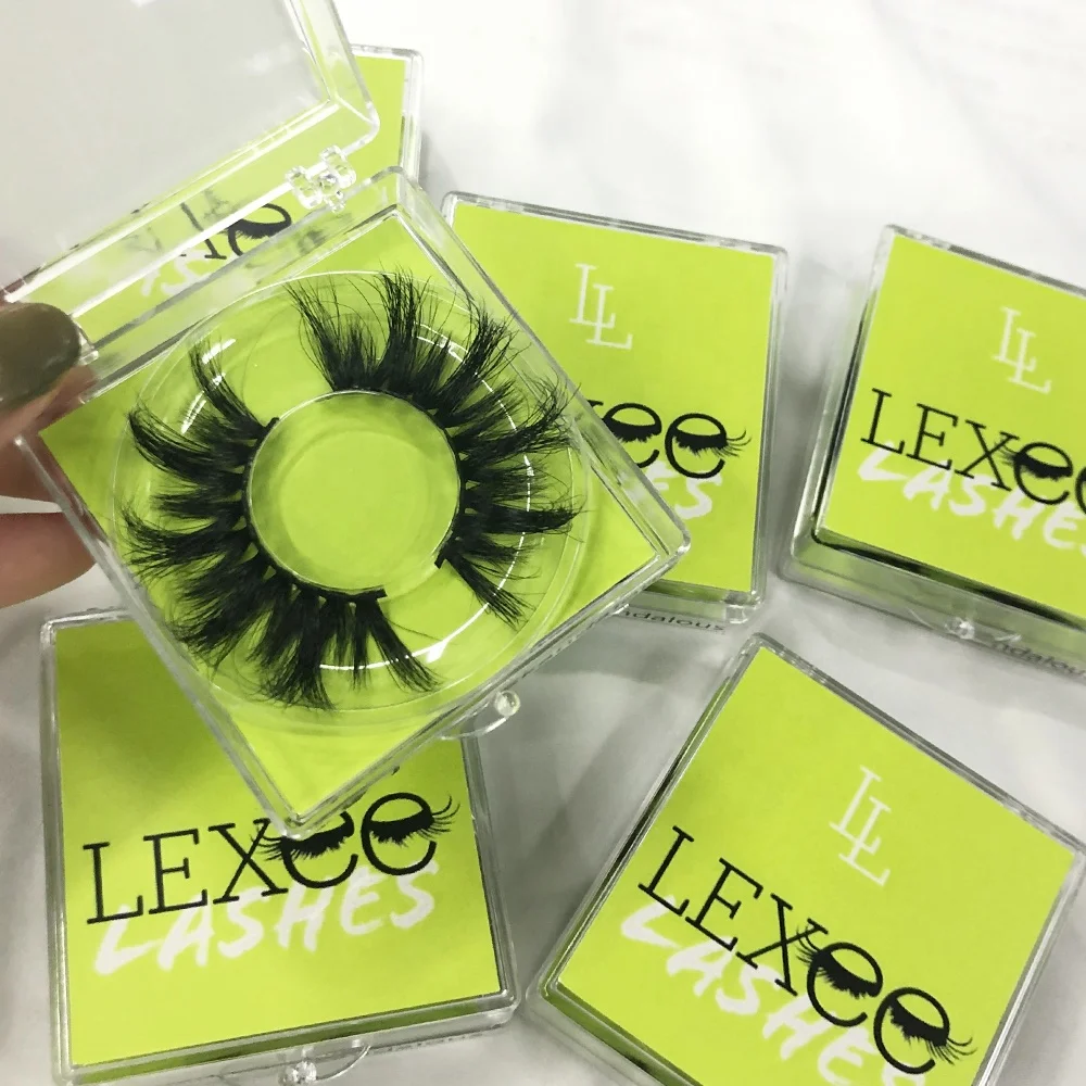 Free samples 5d mink full strip eyelashes wholesale fluffy lashes3d wholesale vendor 25mm eye lashes trays