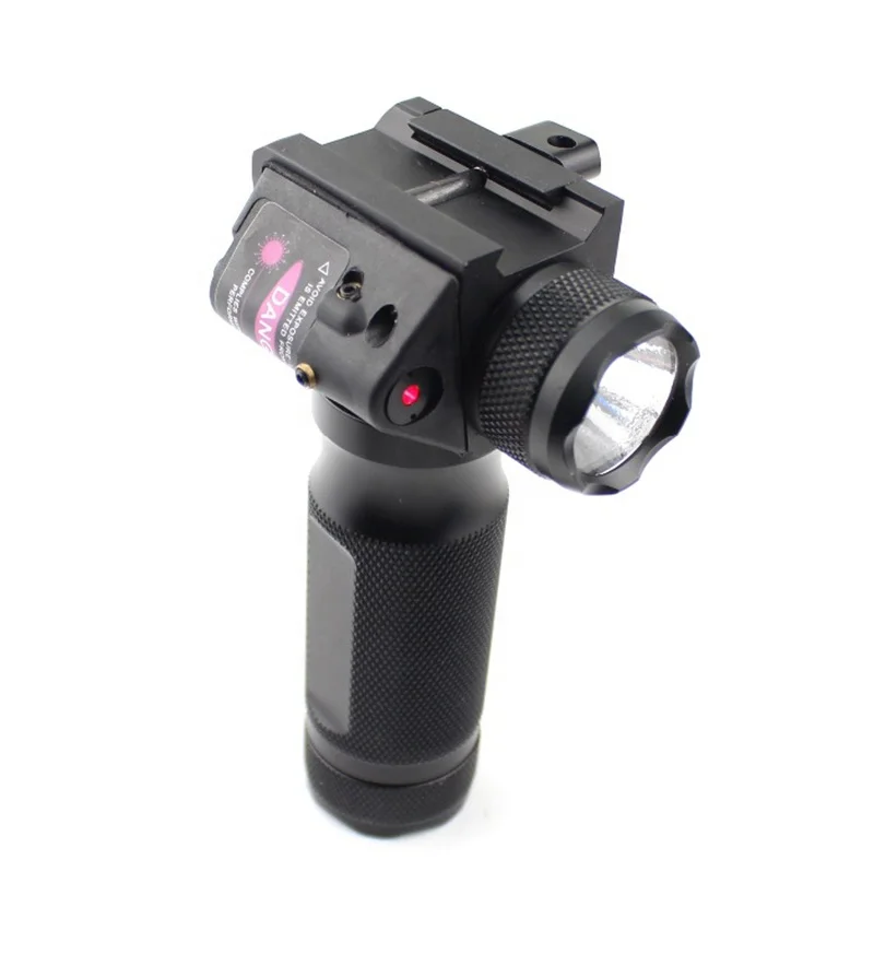 
Red Green Dot Laser Sight Tactical Hunting Foregrip Hard light LED Flashlight Red Green Laser Combo Sight Tactical Gun Torch 