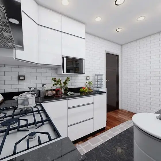 European Style 3D Design high gloss Kitchen Cabinets