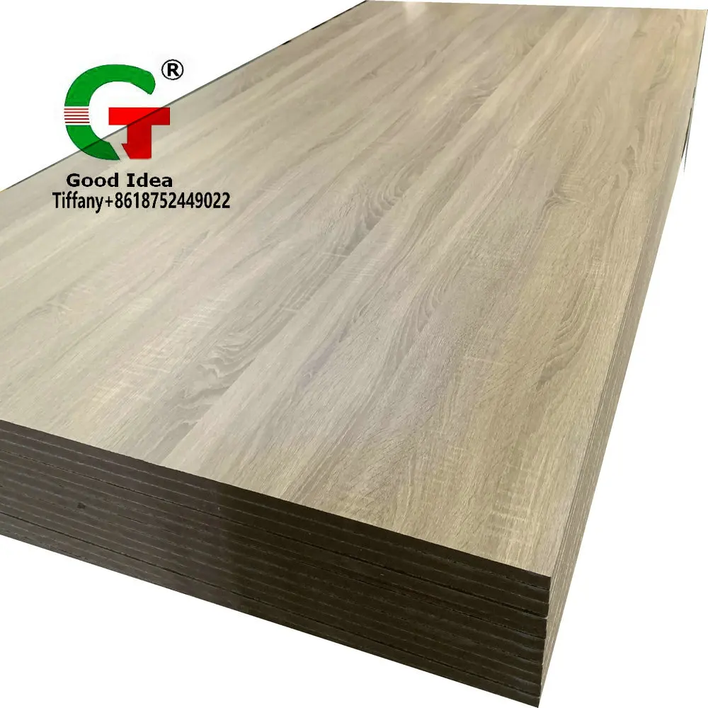 
Indoor used furniture board 1220*2440*16mm MELAMINE PARTICLE BOARD CHIPBOARD 