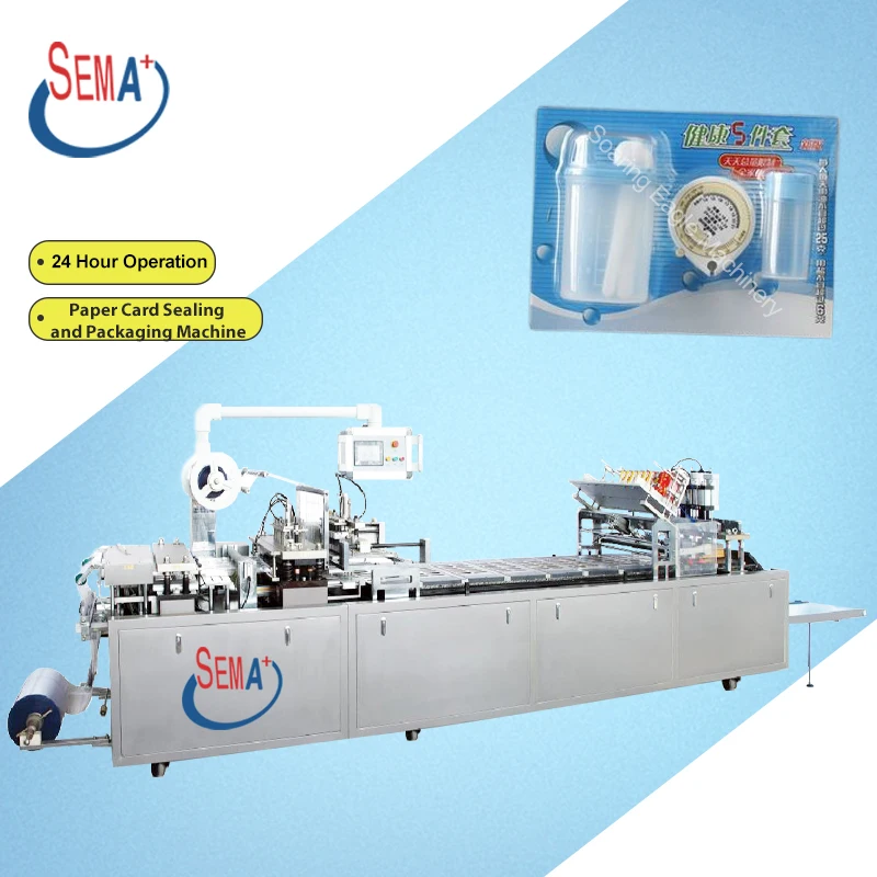 Hot Sale Plastic Blister Packing Machine Portable Vial Hook PVC Paper Card Packing Machine